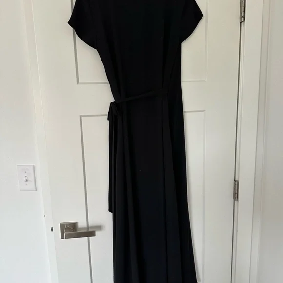 Aritzia Black Wrap Dress - Picture 3 of 3